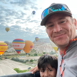 hot air balloon ride